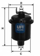 UFI 3162100 Топливный фильтр на автомобиль HONDA LOGO