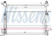 NISSENS NIS630703 Радиатор CADILLAC BLS(04-)2.8 i TURBO(+)[OE 12805057] на автомобиль CADILLAC BLS