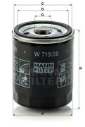 MANN MFW71328 Масляный фильтр на автомобиль ROVER 45