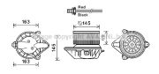 LKQ ART8583 Вентилятор опалення на автомобиль RENAULT MEGANE