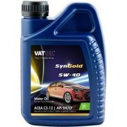 VATOIL VAT111 Масло моторное Vatoil SynGold 5W40 / 1л. / (ACEA C3-12, API SN/CF)