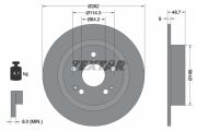 TEXTAR T92204300 Тормозной диск