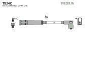 TESLA TEST824C Комплект высоковольтных проводов