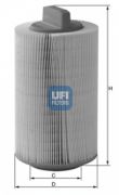 UFI 2748600 Воздушный фильтр на автомобиль MERCEDES-BENZ E-CLASS