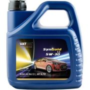 VATOIL VAT104LL Масло моторное Vatoil SynGold LL 5W30 / 4л. / ( ACEA A3/B4-12, API SN/CF ) на автомобиль HONDA ACCORD