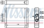 NISS NIS73981 Печка SEAT IBIZA(08-)1.4 TSI(+)[OE 6R0.819.031] на автомобиль SKODA ROOMSTER
