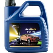VATOIL VAT114 Масло моторное Vatoil SynGold 5W40 / 4л. / (ACEA C3-12, API SN/CF)