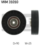 SKF VKM31010 Паразитный / ведущий ролик, поликлиновой ремень на автомобиль AUDI 100