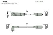 Tesla TES T039B Кабель зажигания, к-кт TESLA Audi 100,A6 90-97 2,0