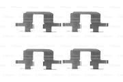 BOSCH 1987474449 Монтажный комплект тормозных колодок на автомобиль SUBARU LEGACY