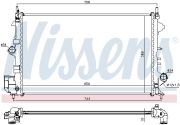 Nissens  Радиатор OP SIGNUM(02-)1.8 i 16V(+)[OE 1300 284]