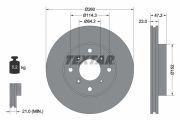 TEXTAR T92078200 Тормозной диск