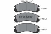 TEXTAR T2136301 Тормозные колодки дисковые на автомобиль MITSUBISHI LANCER
