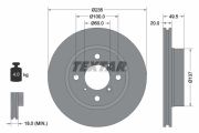 TEXTAR T92093200 Тормозной диск