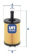 UFI 2502300 Масляный фильтр на автомобиль SEAT AROSA