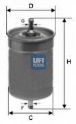 UFI 3150000 Топливный фильтр на автомобиль MG MAESTRO
