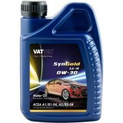 VATOIL VAT101LONGLIFE Масло моторное Vatoil SynGold LL-II 0W30 / 1л. / (ACEA A1/B1-04, A5/B5-04) на автомобиль HONDA CR-Z