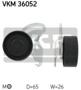 SKF VKM36052 Натяжной ролик, поликлиновой  ремень на автомобиль RENAULT MEGANE