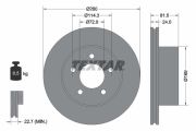 TEXTAR T92113500 Тормозной диск на автомобиль JEEP COMANCHE