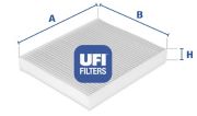 UFI 5303100 Фильтр, воздух во внутренном пространстве