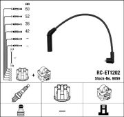 NGK RCET1202 Комплект высоковольтных проводов на автомобиль TOYOTA COROLLA