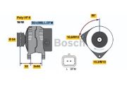 Bosch 0 986 046 240 Генератор BOSCH