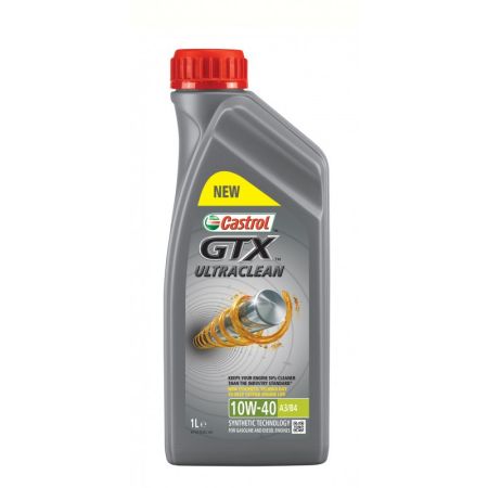 CAS GTX 10W40/1L CASTROL Моторное масло CASTROL GTX ULTRACLEAN / 10W40 / 1л. /( ACEA A3/B4 ) купити дешево