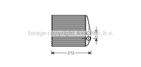 A OL 6354 NRF Радиатор печки [OE. 1618222 - 09196140] купити дешево