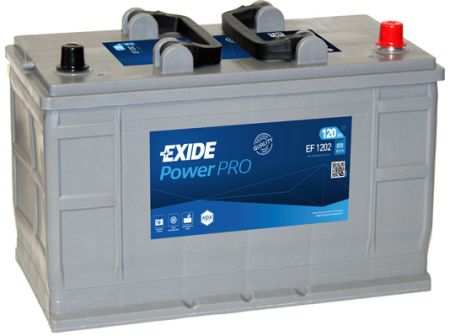 EXI EF1202 HDX EXIDE Акумулятор PowerPRO - 120Ah / 870A / 349x175x235 (ДхШхВ) купить дешево