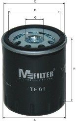 TF61 MFILTER Масляный фильтр для CITROEN EVASION