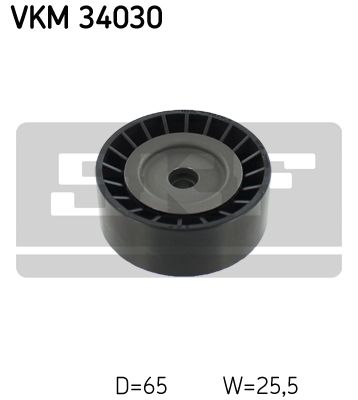 VKM 34030 SKF Паразитный / ведущий ролик, поликлиновой ремень купить дешево