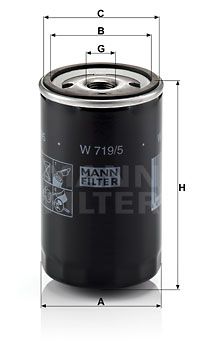 MFW7195 MANN Масляный фильтр для VW LOGUS