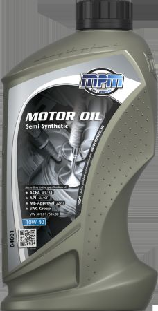 MPM 04001 MPM Моторное масло MPM Semi Synthetic / 10W40 / 1л. / (ACEA A3/B4, API SL/CF) купить дешево
