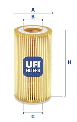 2501300 UFI Масляный фильтр для JEEP GRAND