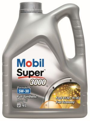 MOB 151528 MOBIL Масло моторное MOBIL Super 3000 FE / 5W-30 / 4 л. / (ACEA A5/B5, Ford WSS-M2C913-C) купить дешево