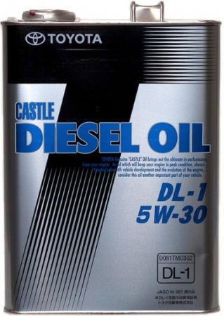 TOY 08883-02805 TOYOTA Моторное масло Toyota Castle Diesel Oil DL-1 / 5W30 / 4л. / 08883-02805 купити дешево