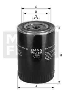 MFW9362 MANN Масляный фильтр для CADILLAC SEVILLE