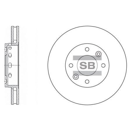 SB SD2001 SANGSIN шт. Тормозной диск купить дешево