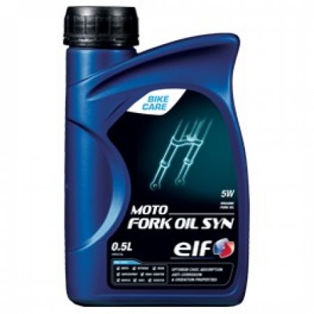 ELF FORK SYN 5W-0,5 ELF Масло для мото вилок ELF MOTO FORK OIL SYN 5W / 0,5л. / купить дешево