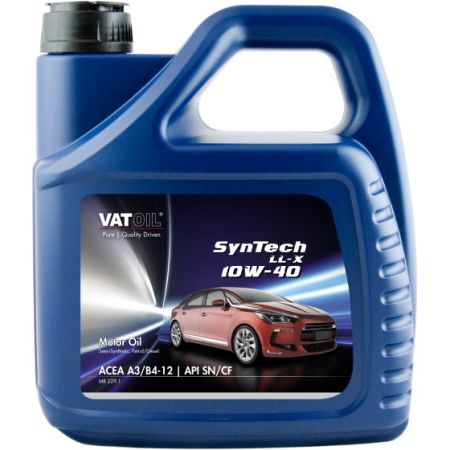 VAT 12-4 10W40 LL-X VATOIL Масло моторное Vatoil SynTech LL-X 10W40 / 4л. / (ACEA A3/B4-12, API SN/CF) купить дешево
