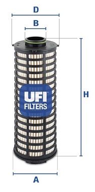 2511100 UFI Масляный фильтр для IVECO TRAKKER