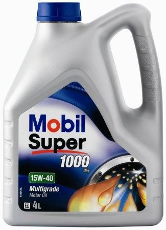 MOBIL 13-4 MOBIL Масло моторное MOBIL Super 1000 15W-40 (ACEA A3/B3, VW 501,01/505.001, MB 229.1) 4 л купить дешево