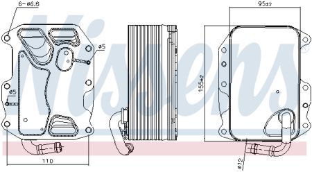 NIS 90852 NISS Масляный радиатор AUDI A 7 / S 7 (4G) (10-) 3.0 TDi купить дешево