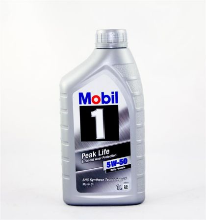 MOBIL 10-1 MOBIL Масло моторное MOBIL 1 Peak Life  5W-50 (ACEA A3/B3 A3/B4, VW 501.01/505.00, MB 229.3) 1л купить дешево