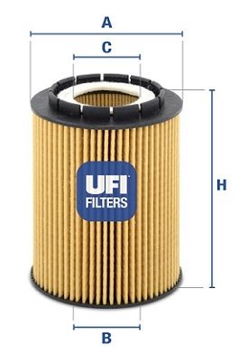 2501000 UFI Масляный фильтр для AUDI Q7