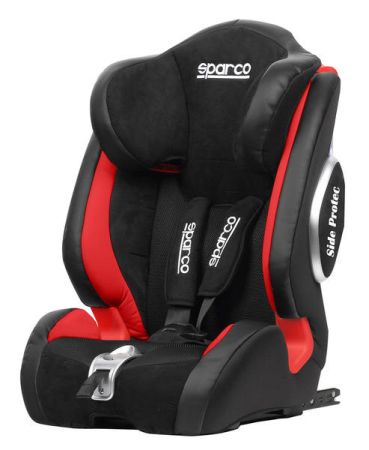 DO SPCF1000KI-RD SPARCO Детское кресло с 9-36 кг с системой ISOFIX, черно-красное ( Акционная цена 3300) купить дешево