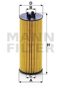 MFHU6009Z MANN Масляный фильтр для CHRYSLER GRAND
