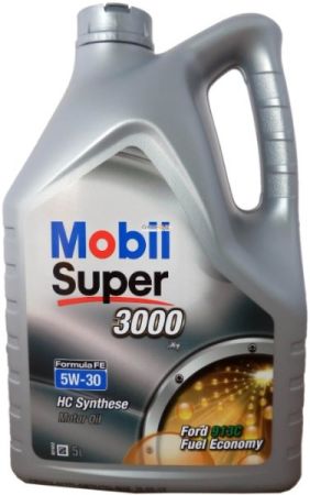MOB SUP3000FE5 MOBIL Масло моторное MOBIL Super 3000 FE / 5W-30 / ! 5л. по цене 4л. / (ACEA A5/B5, Ford WSS-M2C913-C) купить дешево