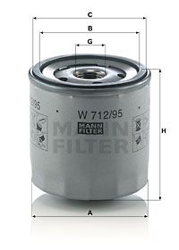 MFW71295 MANN Масляный фильтр для VW T-ROC