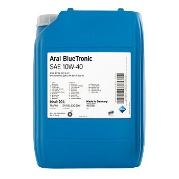 AR 12-20 BLUE ARAL Масло ARAL BlueTronic  10W-40  / 20л купить дешево